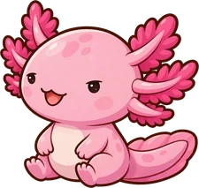 Nibs, the axolotl